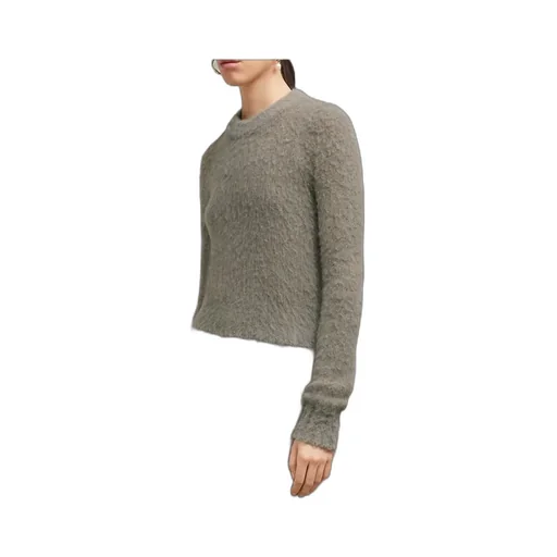 Brushed Crewneck Knitted Jumper