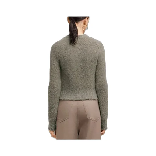 Brushed Crewneck Knitted Jumper
