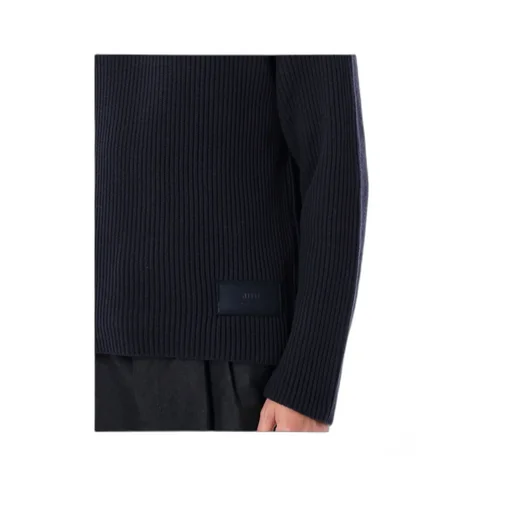High Neck Ribbed Jumper