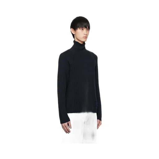 High Neck Ribbed Jumper