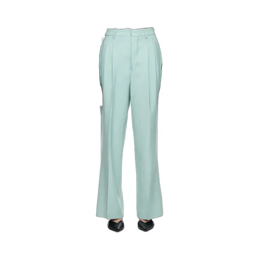 Straight-Leg Tailored Trousers