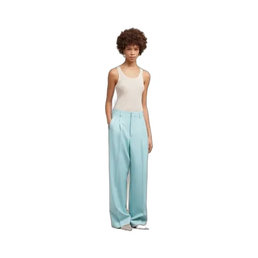 Straight-Leg Tailored Trousers