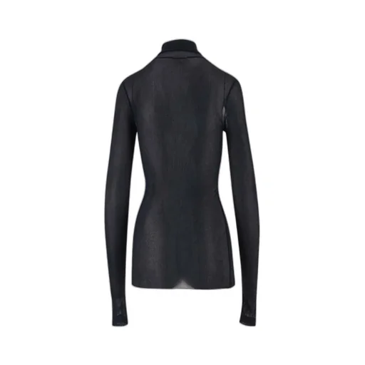 Ribbed Turtleneck Knitted Jumper
