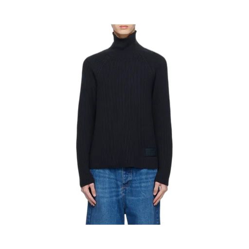 High Neck Ribbed Jumper