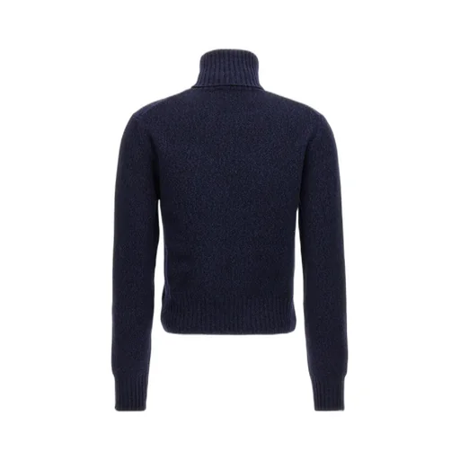 Ami High-Neck Knitted Jumper