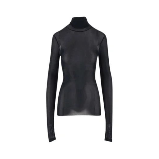 Ribbed Turtleneck Knitted Jumper