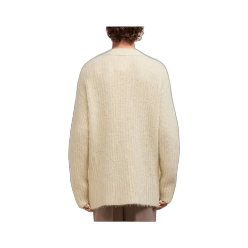 V-Neck Ribbed Cardigan