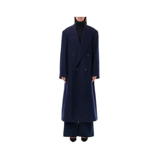 Double-Breasted Long Coat