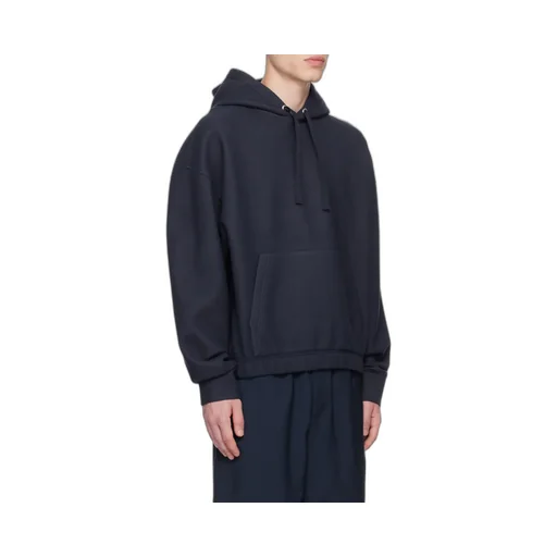 Drop-Shoulder Drawstring Hoodie