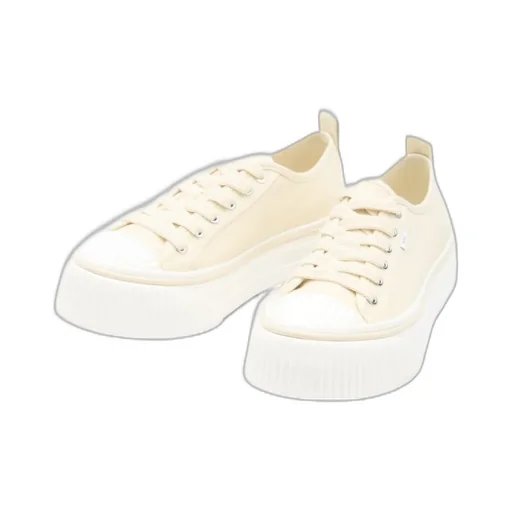 Chunky Sole Lace-Up Sneakers