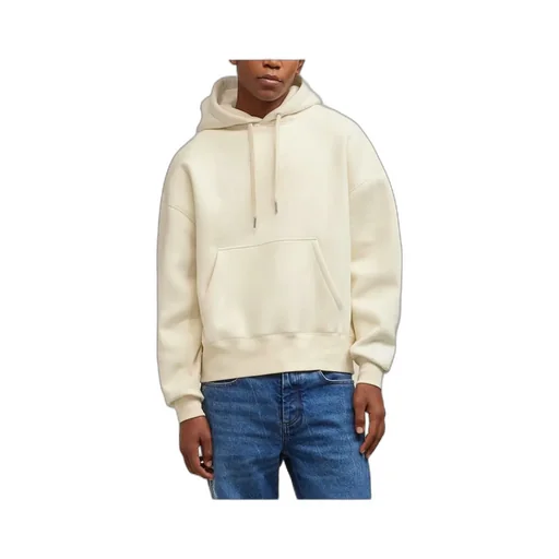 Long-Sleeved Drawstring Hoodie