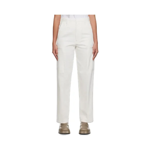Wide-Leg Cotton Trousers