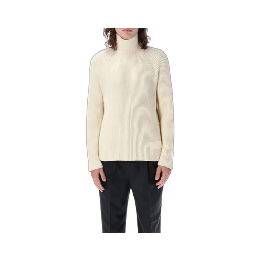 High Neck Ribbed Jumper