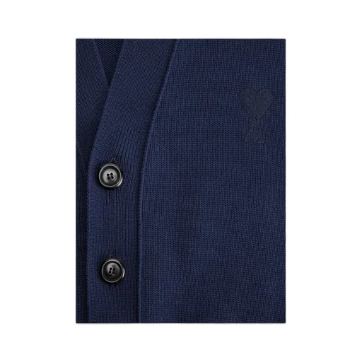 Button-Front Knitted Cardigan