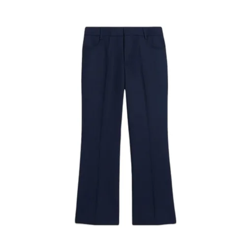 Cropped Flared Trousers