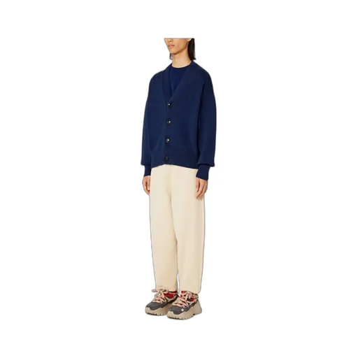 Button-Front Knitted Cardigan