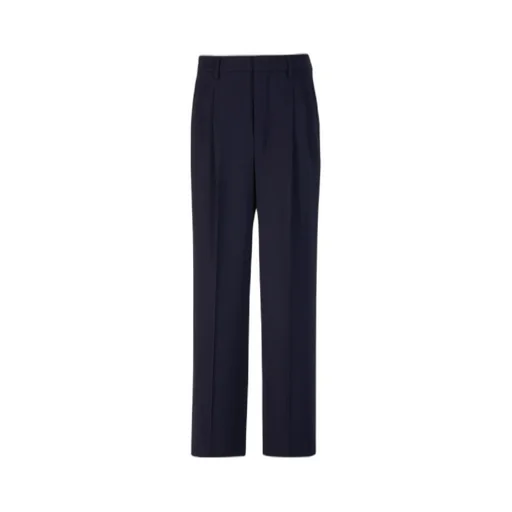 Straight-Leg Tailored Trousers