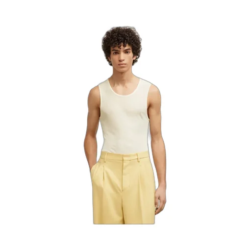 Crewneck Knitted Tank Top