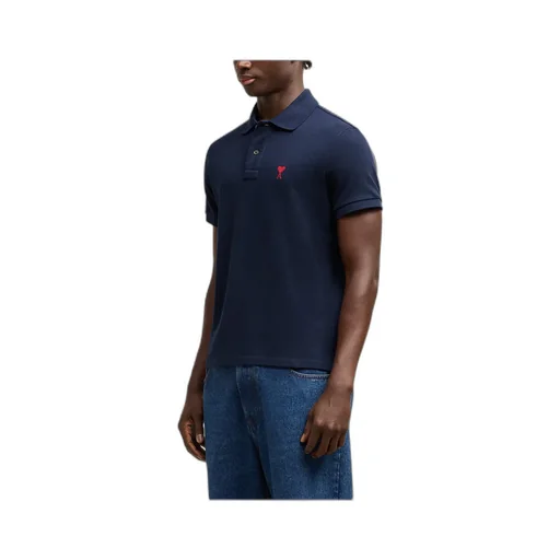 Ami De Coeur Logo Embroidered Polo Shirt