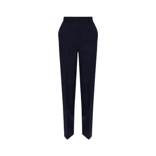 High Waist Wool Trousers