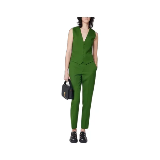 Tapered Leg Trousers