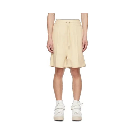 Pintuck Drawstring Shorts