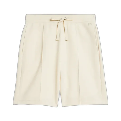 Pintuck Drawstring Shorts