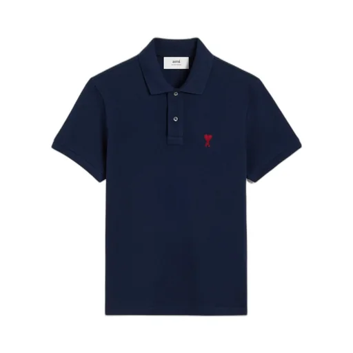 Ami De Coeur Logo Embroidered Polo Shirt