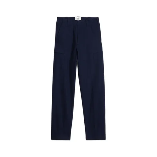 Cotton Wide-Leg Trousers