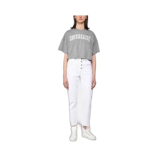 Letters Embroidered T-Shirt