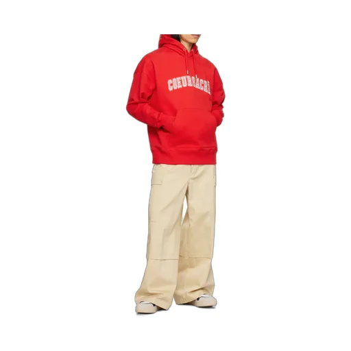 Coeur Sacré Embroidered Drawstring Hoodie