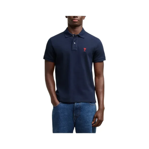 Ami De Coeur Logo Embroidered Polo Shirt