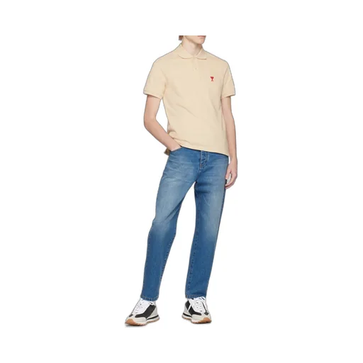 Logo Patch Tapered-Leg Jeans