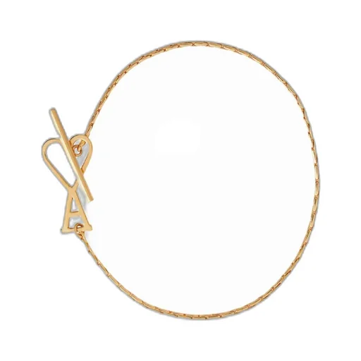 Ami De Coeur Logo Plaque Chained Bracelet
