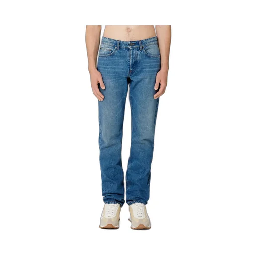 Logo Patch Tapered-Leg Jeans
