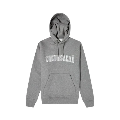 Coeur Sacré Embroidered Drawstring Hoodie