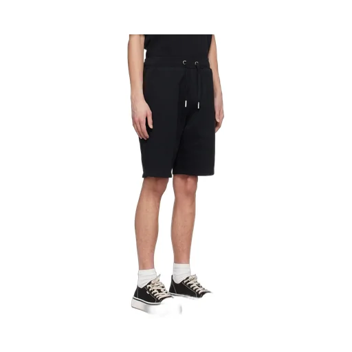 Logo Embroidered Drawstring Knitted Shorts