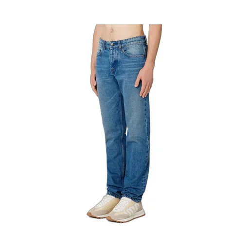 Logo Patch Tapered-Leg Jeans