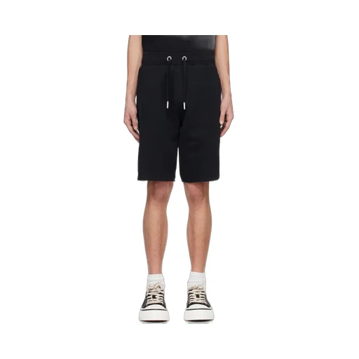 Logo Embroidered Drawstring Knitted Shorts