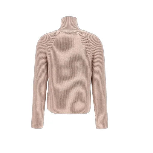 High-Neck Long-Sleeved Sweater