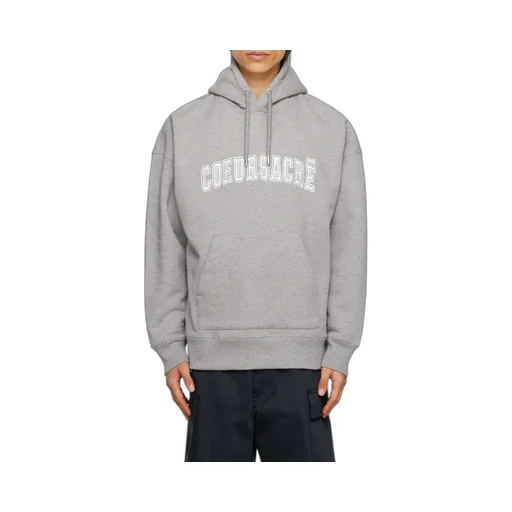 Coeur Sacré Embroidered Drawstring Hoodie