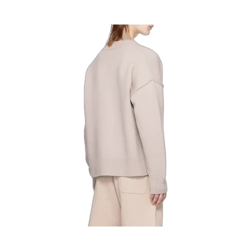 Ami De Coeur Logo Intarsia-Knit Cardigan