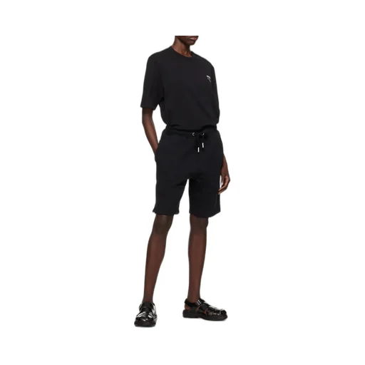 Logo Embroidered Drawstring Knitted Shorts