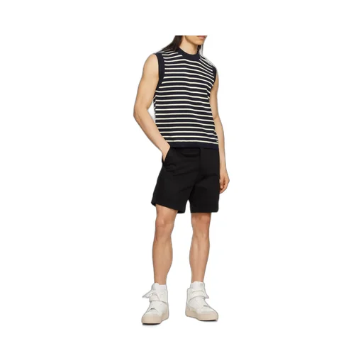 Stripe-Print Merino Vest