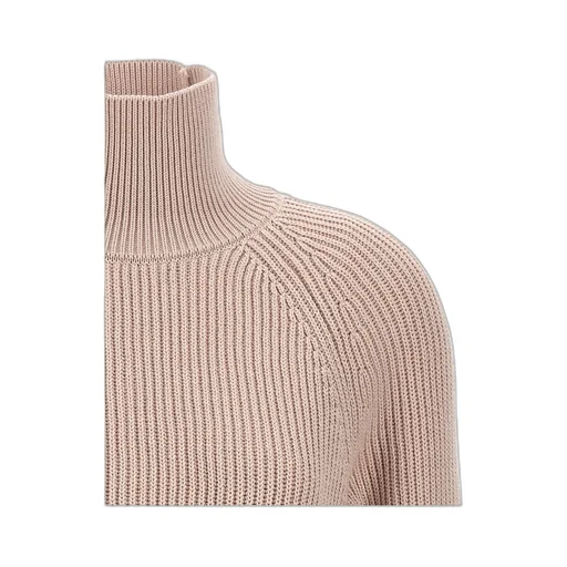High-Neck Long-Sleeved Sweater
