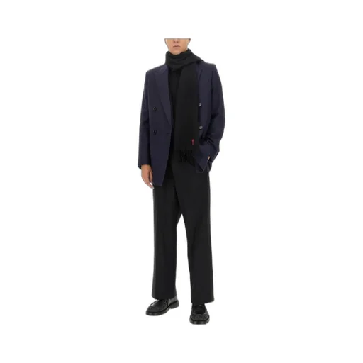 V-Neck Double-Breasted Tailored Blazer