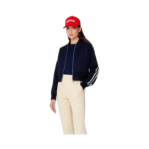 Stripe-Trim Track Jacket