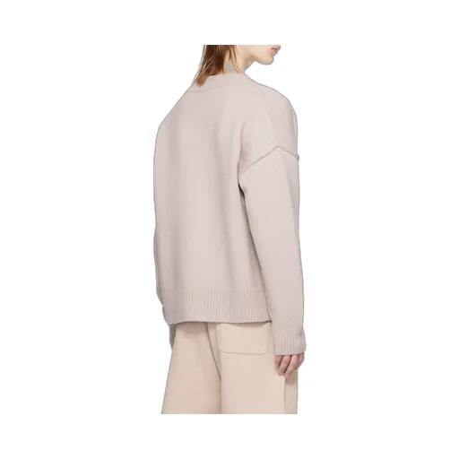 Ami De Coeur Logo Intarsia-Knit Cardigan