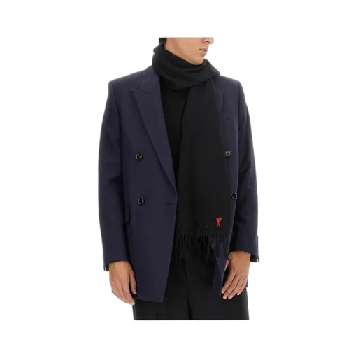 V-Neck Double-Breasted Tailored Blazer