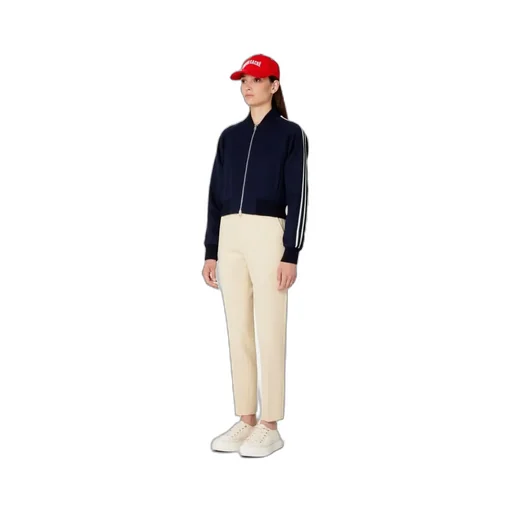 Stripe-Trim Track Jacket